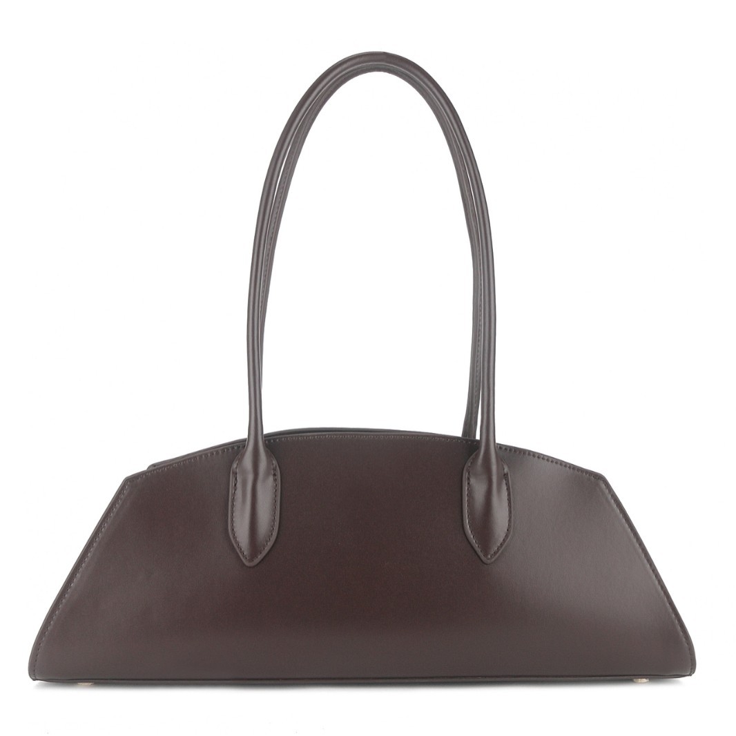 2025 Ruel Genuine Leather French Vintage Baguette Bag Autumn/Winter Commuter Suede Shoulder Bag Handbag - Thumbnail 5