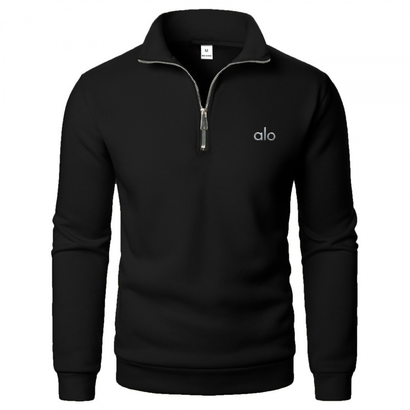 Alo Casual Half-Zip Stand-Up Collar Sweatshirt Trendy Simple Loose Large Size Amazon Temu Fleece Men's Sweatshirt Alo Casual Half-Zip Stand-Up Collar Sweatshirt Trendy Simple Loose Large Size Amazon Temu Fleece Men's Sweatshirt