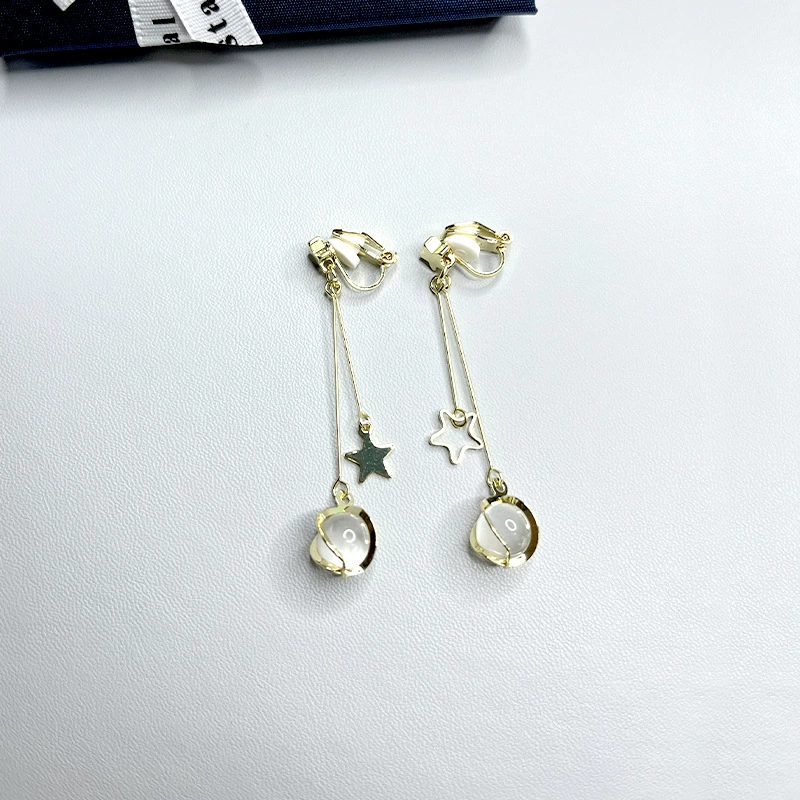 Сережки-ушные скобы из жемчуга, серьги-бабочки, без пирсинга, стиль высокого качества, стиль «легкая роскошь», опт