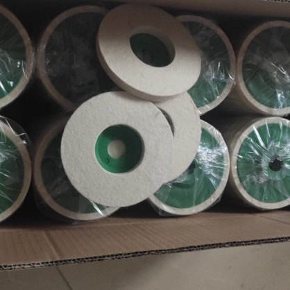 Rueda de lana espejo rueda de pulido bola de lana de acero inoxidable película de pulido de lana de metal 100*16 amoladora angular pieza de molienda