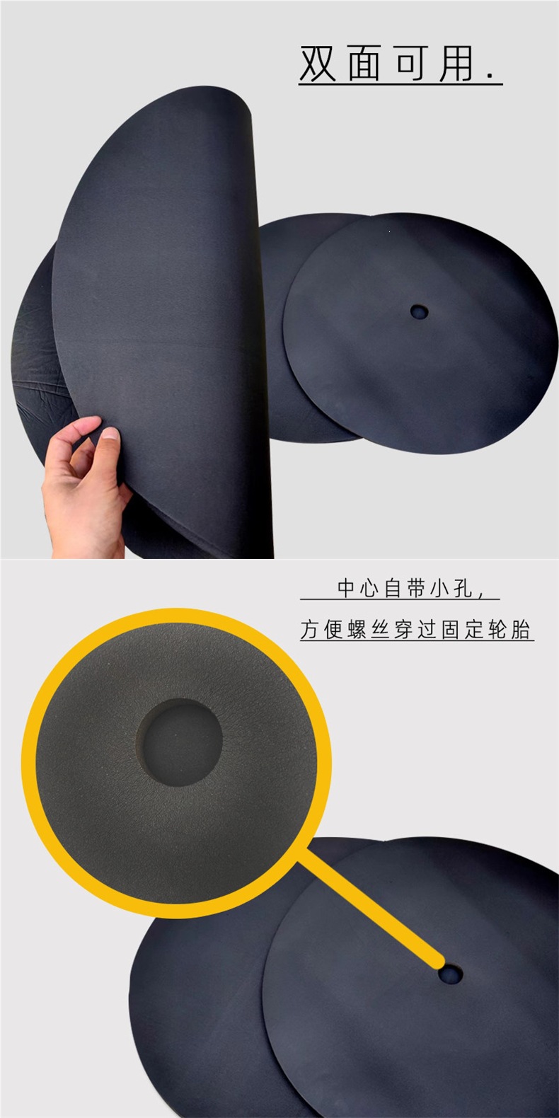Spare tire well soundproofing cotton, universal car trunk sound-absorbing cotton, soundproofing pad, shock-absorbing and anti-vibration filling foam