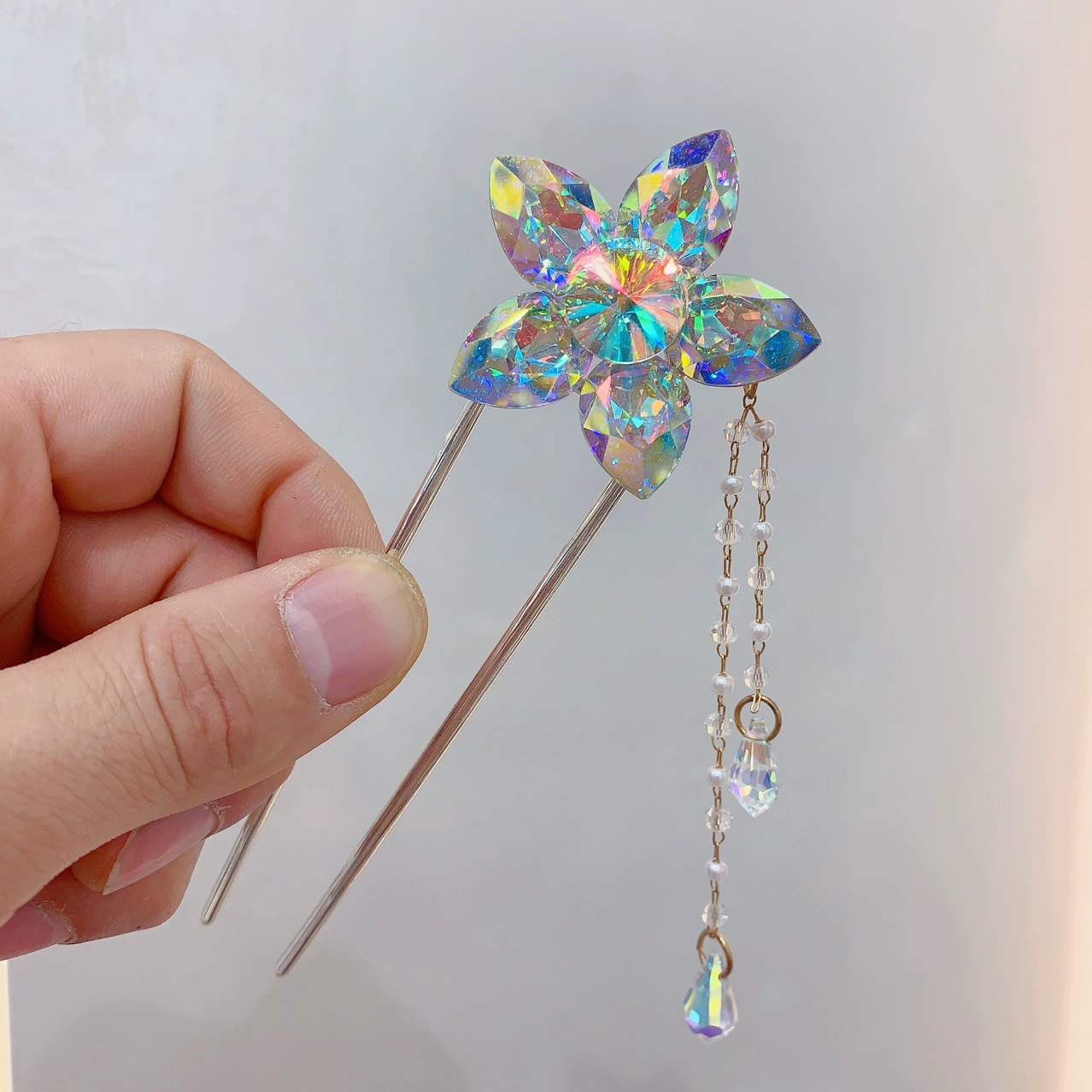 中国 Hairpin Хацуань Jin Hanfu, аксессуар для волос, подлинный дизайн из натурального сырья, украшение цветами