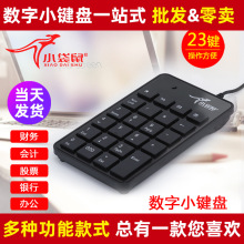 小袋鼠 DS-9816会计输入有线23键 笔记本电脑外接数字小键盘包邮T