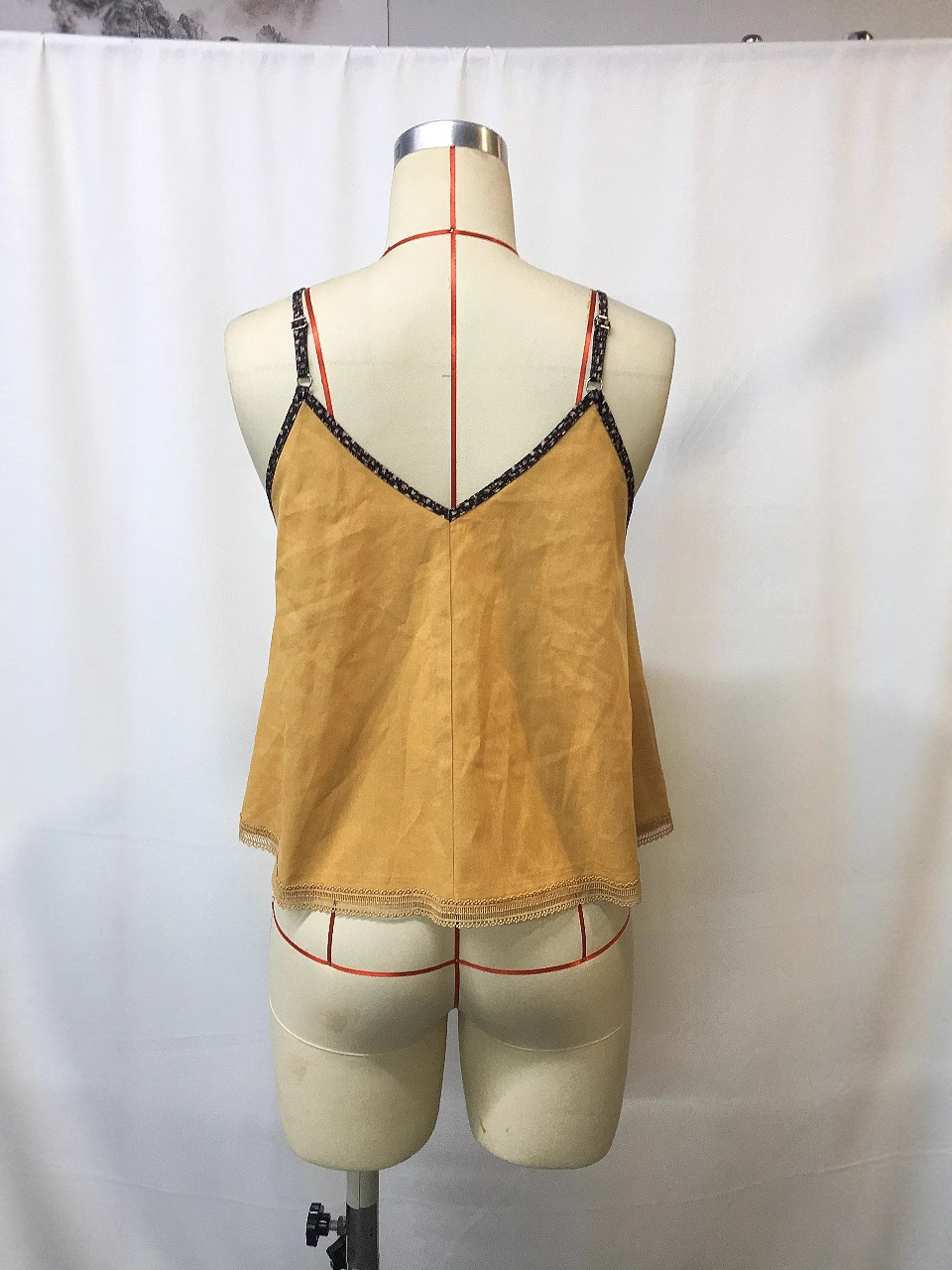 National Style Summer Fashionable Tang Suit Hanfu Southern Xinjiang New Chinese Retro Small Strap Top_ecoleips.com