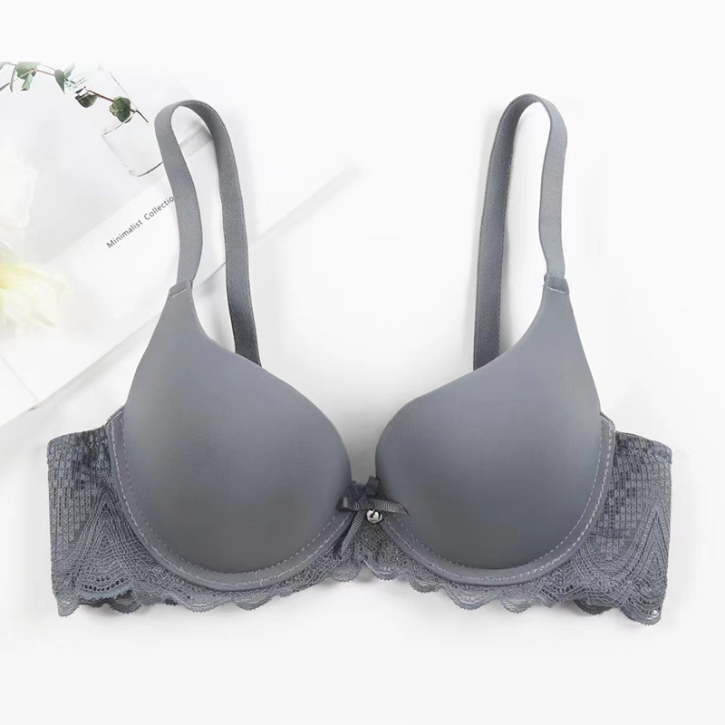 Shantou sostén en stock ropa interior del sudeste asiático de mujer tela de encaje transparente transpirable acúmulo cómodo sostén de mujer
