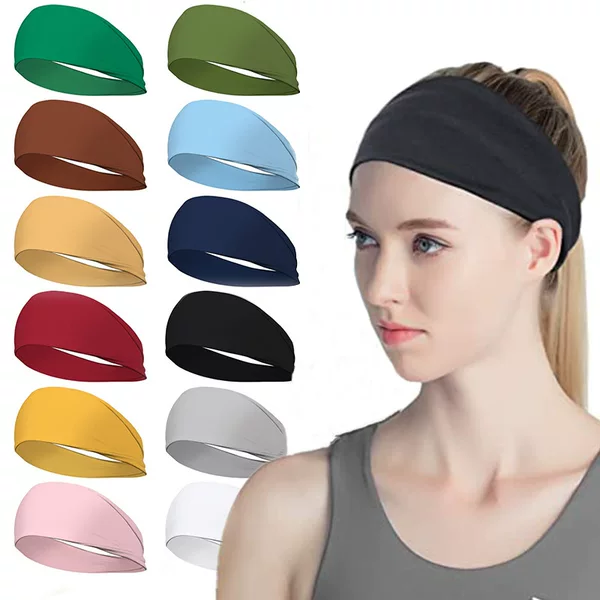 European and American Men's and Women's Sports Equipment Fitness Running Breathable Sweat Absorbing Hair Belt High Elastic Headband Mountaineering Hood