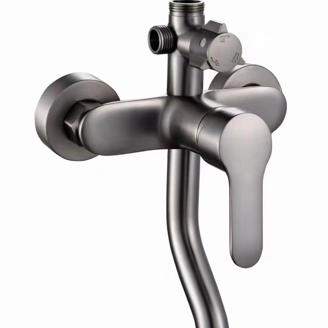 Full Copper Thickened Shower Three-gear Shower Faucet Bathroom Shower Toilet Bath Household Shower Faucet