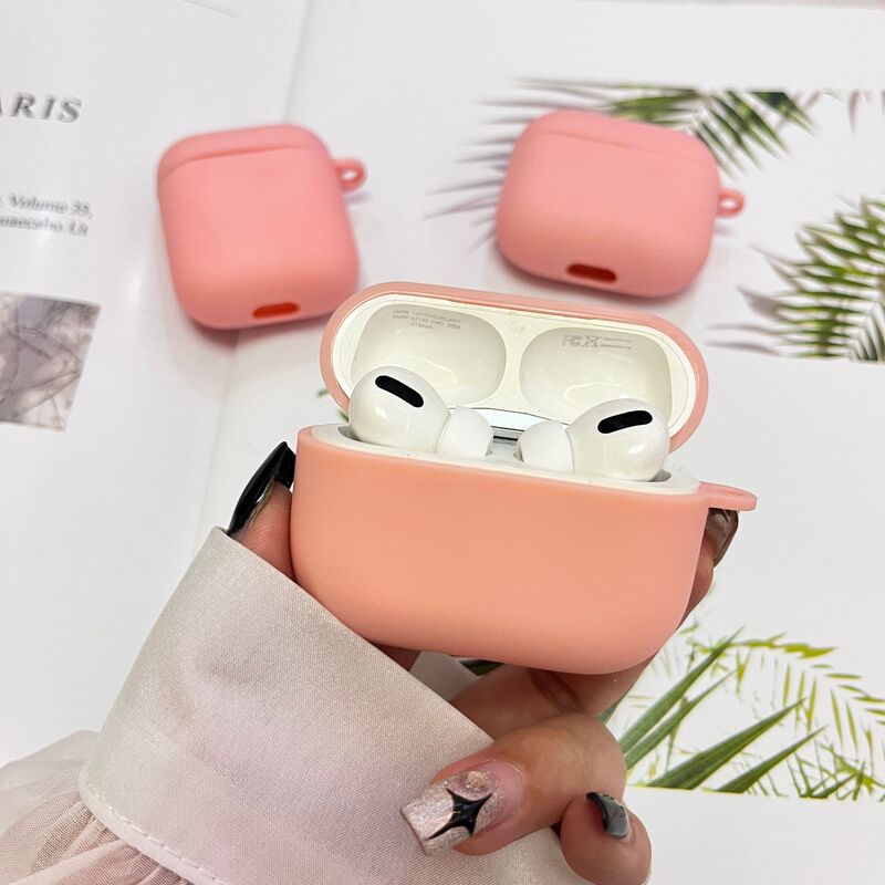 Airpods1/2世代pro新3世代保護カバーフロストtpu純色リンゴbluetoothイヤホンカバーを適用|undefined