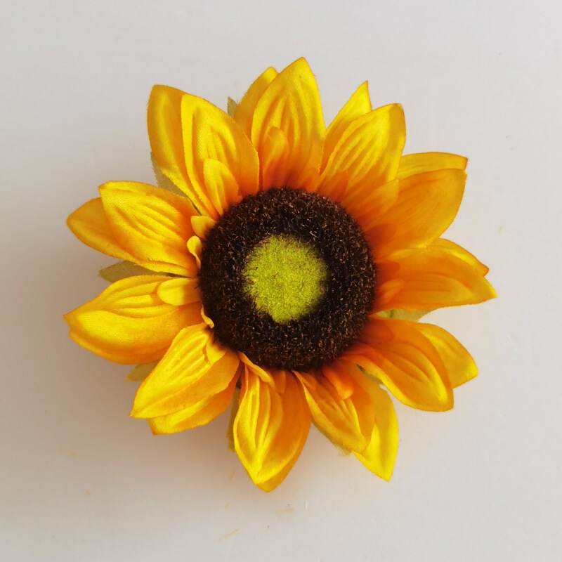 Simulation sunflower sunflower flower head wholesale home and wedding decoration wreath bouquet accessories