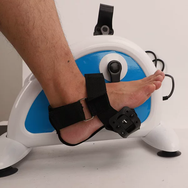 Foot cover fixed leg support heel on the exercise bike