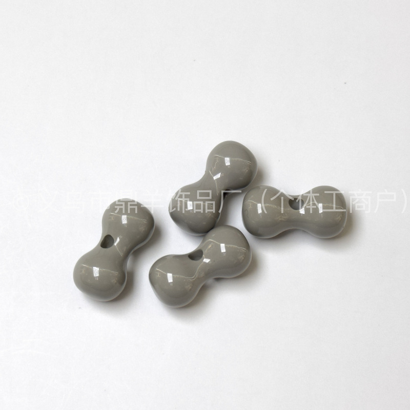 ミニ穴あき骨ビーズジェンガ垂直穴 DIY ネックレスブレスレットアクセサリードーパミンかわいいバッグアクセサリー|undefined