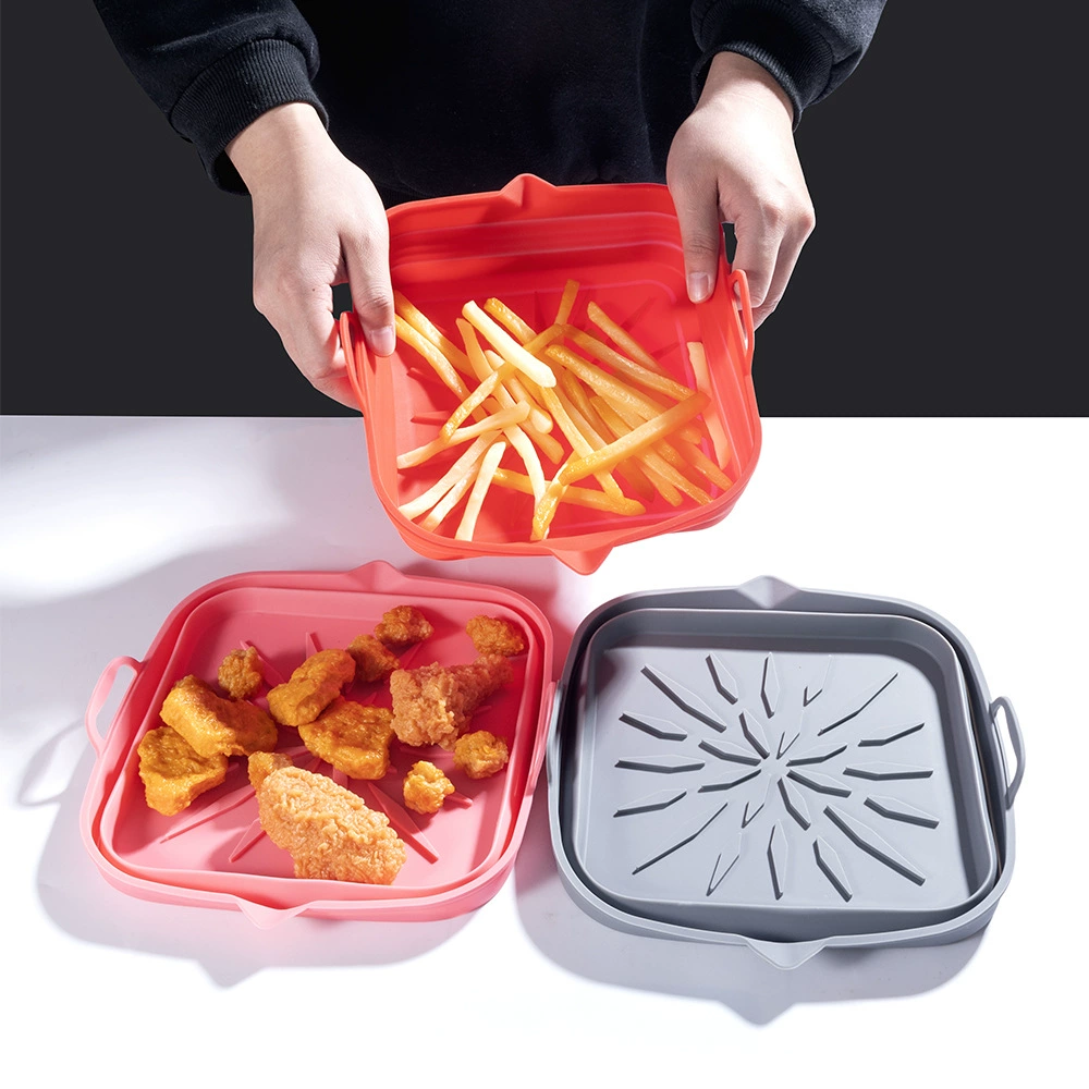 Round square rectangular foldable food silicone
