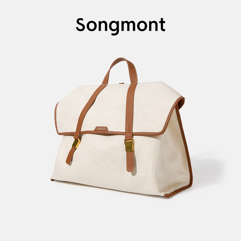 【郭柯宇同款】Songmont山下有松山行游历公文包植鞣皮斜挎双肩包|undefined