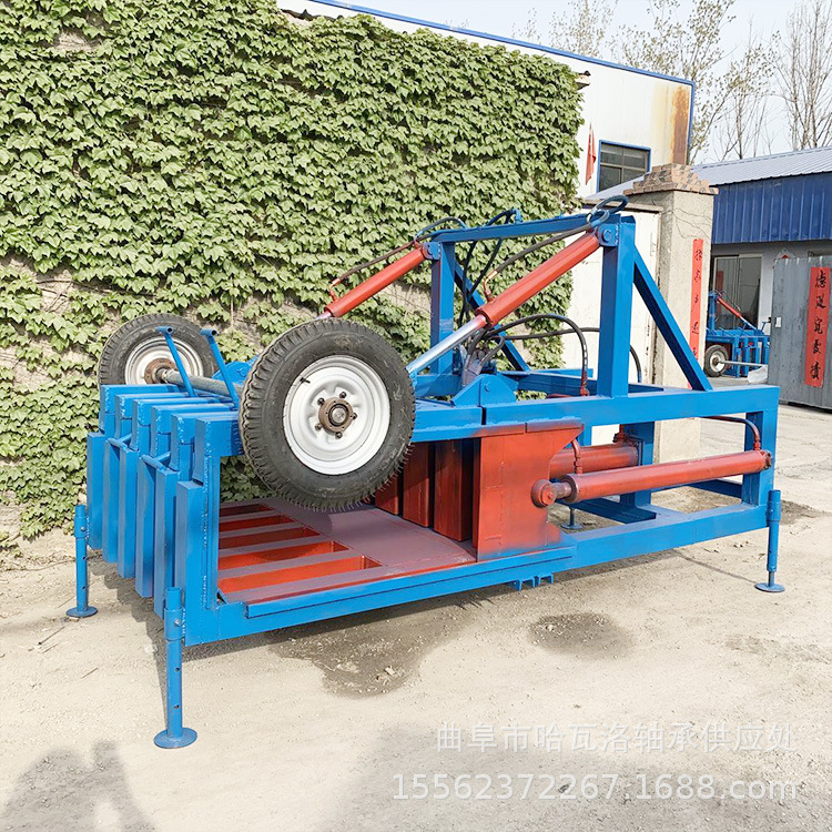 潾钰奇芦苇打捆机 180芦苇切断打捆机 玉米秸秆液压打包机