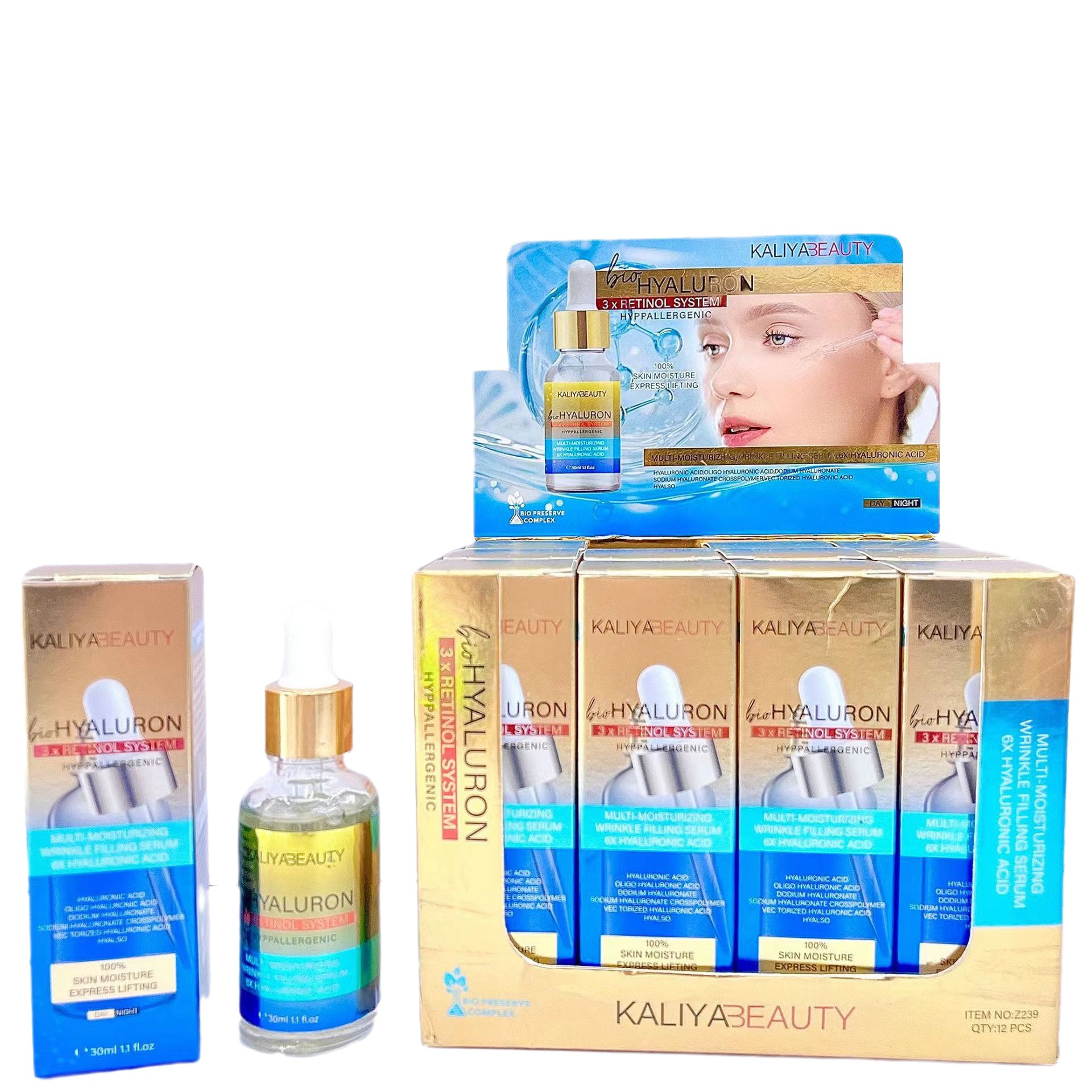 Nueva esencia transfronteriza al por mayor Kaliya Belleza colágeno hidratante facial Esencia Hidratante