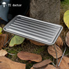 A generation of fat Pure titanium Barbecue plate Folding Leg Bracket Grill Camp light Carry Pure titanium Barbecue plate
