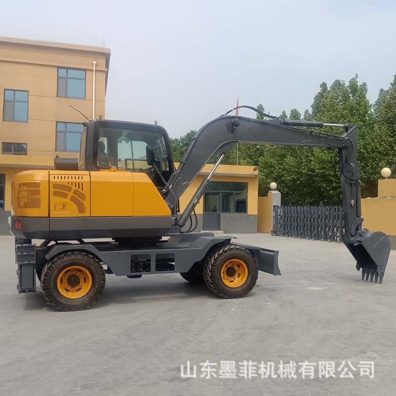 轮胎式液压挖掘机 小型轮式挖掘机 外贸出口