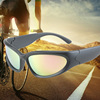 Sunglasses suitable for men and women, fashionable street bike for cycling, glasses, punk style