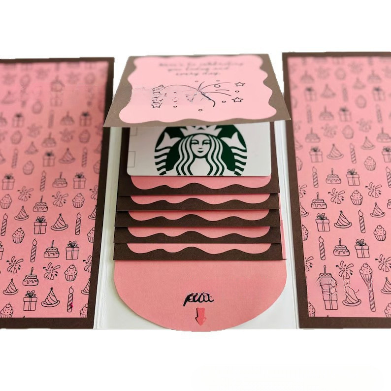 跨境Christmas Gift Card Holder Book圣诞礼品卡册节日惊喜|undefined
