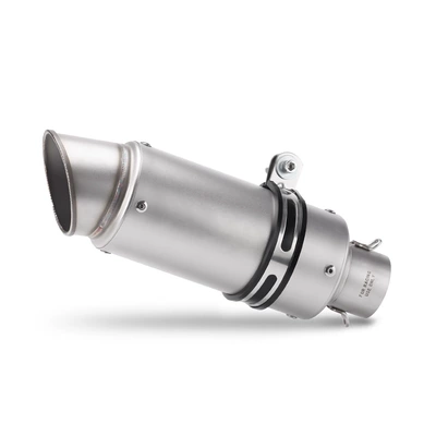 Pipe Chunfeng 250Sr Z900 | Motorcycle exhaust pipe - silver-slant-tail-51mm