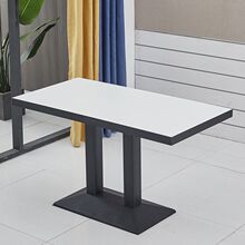 桌子餐饮商用餐桌饭店餐厅奶茶店早餐小吃店面馆餐馆快餐桌椅组合