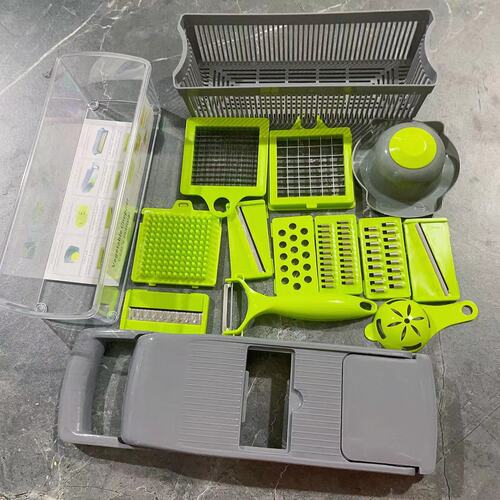 New cross-border multi-functional chopper, manual slicer, shredder, grater, manufacturer at the source