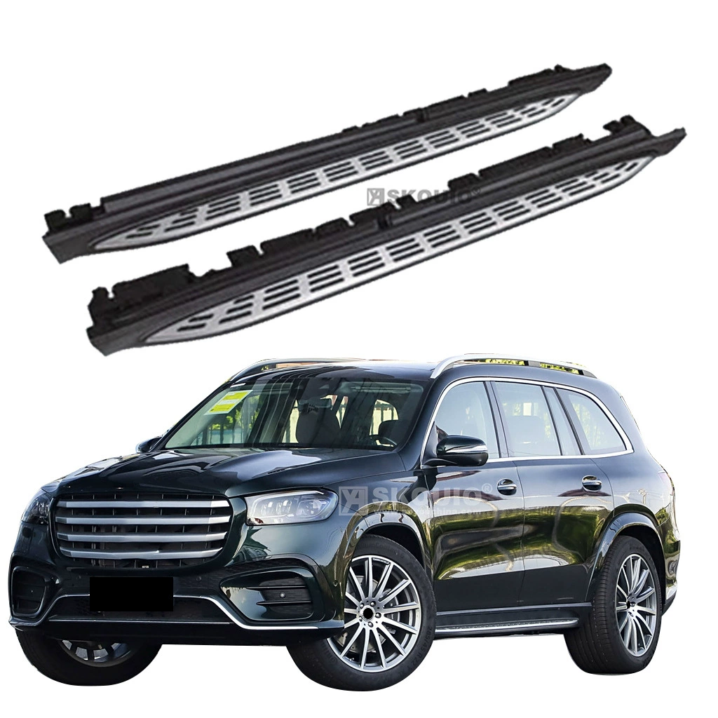 Подходит для Mercedes-Benz GLS 2016-2024, педаль для ног, специальная автомобильная специальная приветственная педаль, модифицированная боковая педаль автомобиля