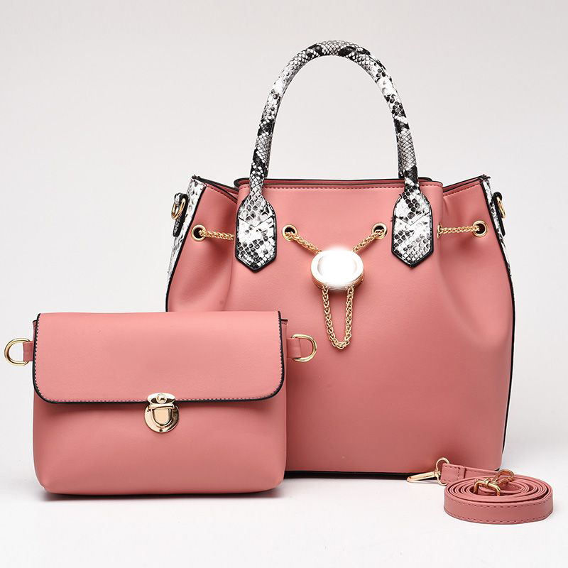 Women's Handbag Set Versatile Crocodile Pattern Bag For Ladies_voghion.com