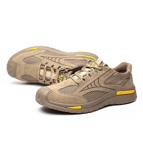 Men's Safety Shoes, Factory Work Boots with Anti-Puncture, Anti-Slip, Soft Sole, Welding Insulation, Lightweight, Construction Site Work Shoes