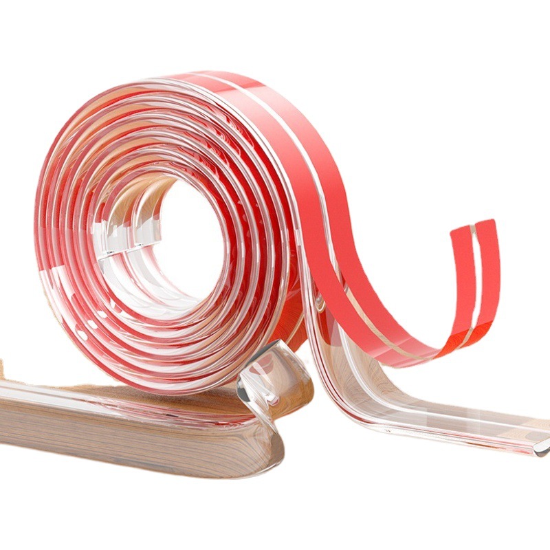 Tira anticolisión protección ambiental para niños vidrio transparente bebé Tira protectora de silicona transparente mesa de café Mesa mesa de esquina tira de protección de borde