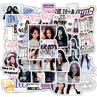 60 наклеек для KPOP Korean girl group ILLIT Ли Вон-хи, Лу Юн-о, творческий звездный периферийный материал наклейки