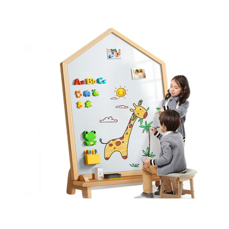 tablero de dibujo de graffiti infantil enseñanza en el hogar sin polvo tablero negro tipo soporte de absorción magnética para bebés tablero borrable