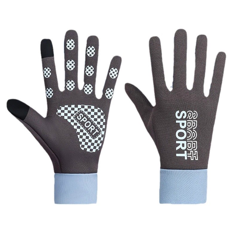 Guanti invernali unisex con touchscreen - Impermeabili, antivento e foderati in pile per ciclismo, corsa e uso quotidiano (nero/grigio/rosa)_voghion.com