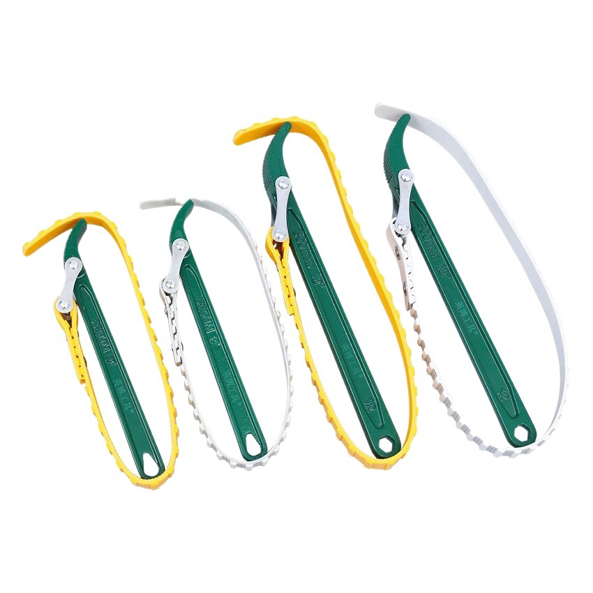 Llave de filtro de máquina InBev Llave de correa dentada Herramienta de elemento de filtro de reparación de automóvil Re de aceite ajustable Cinta de acero