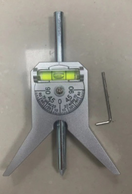 Tubería DE SEGURIDAD Regla de marcado del Centro Tubería Localizador del Centro Buscador del Centro de tuberías