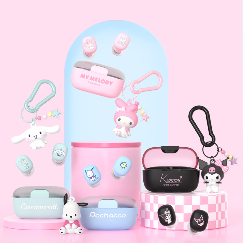 Sanrio auricular inalámbrico Bluetooth en la oreja deportes reducción de ruido tapones para los oídos coolomi Yugui perro Pacha perro niños y niñas