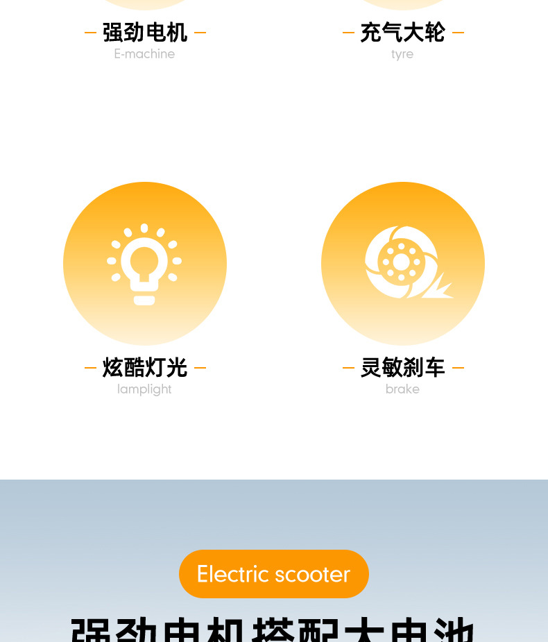 Cross-Border 8inch Adult Electric Mobility Small Harley Battery Car Portable Travel Mini Foldable Electric Scooter