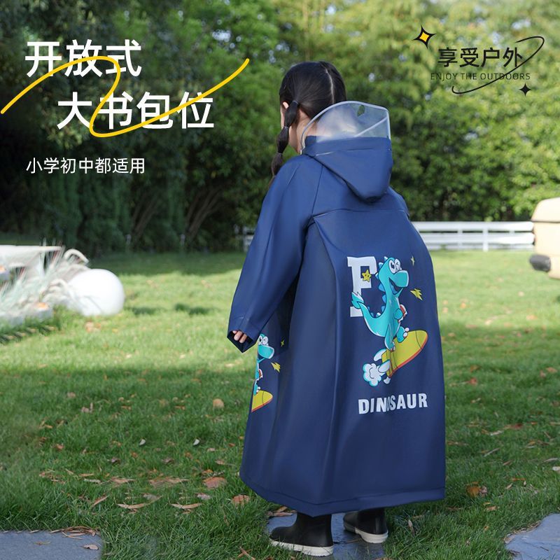 Children's Raincoat Girl Girl Boy Full Body Waterproof 2025 New Kids Baby Kindergarten Primary School Student Poncho