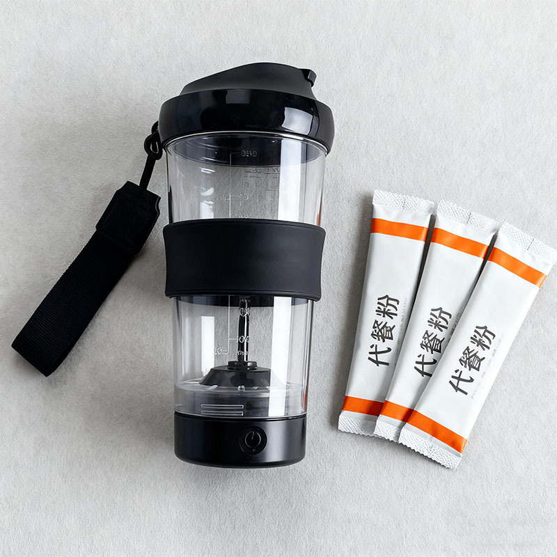 Vaso Mezclador Eléctrico Automático de Tritan Recargable para Deporte y Oficina
