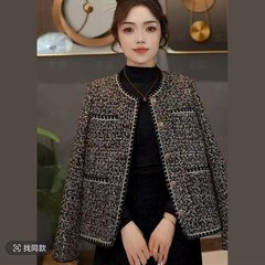 一件代发爆款轻奢小香风外套女2025秋季新品时尚气质通勤百搭上衣