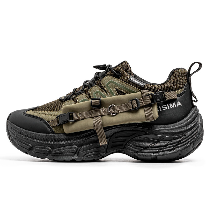 2025 cuatro estaciones de transmisión en vivo zapatos casuales personales de moda nacional lazos herramientas deportivas al aire libre zapatos de montaña zapatos de hombre