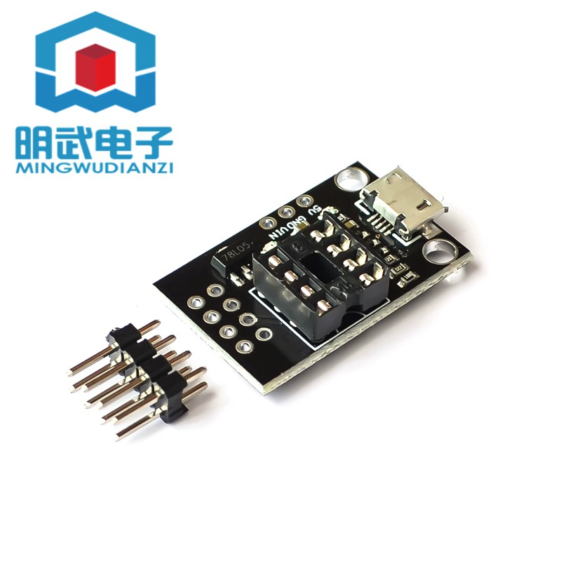 Плата для разработки и программирования T42 подставная для ATtiny13A/ATtiny25/ATtiny45/ATtiny85