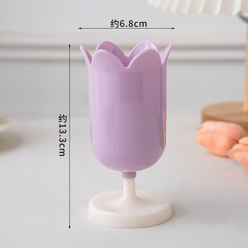 Celebridad de Internet 2025 Día de la madre Taza de tulipanes Decoración de pasteles Madre de hadas Tarjeta de vacaciones Taza de papel Vestido para hornear