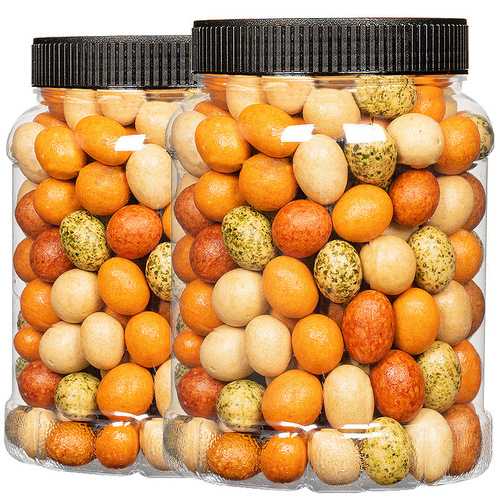 Colorful beans 500g to satisfy the craving of Internet celebrity fish skin peanut crispy beans Japanese beans old-fashioned classic 80s nostalgic snacks