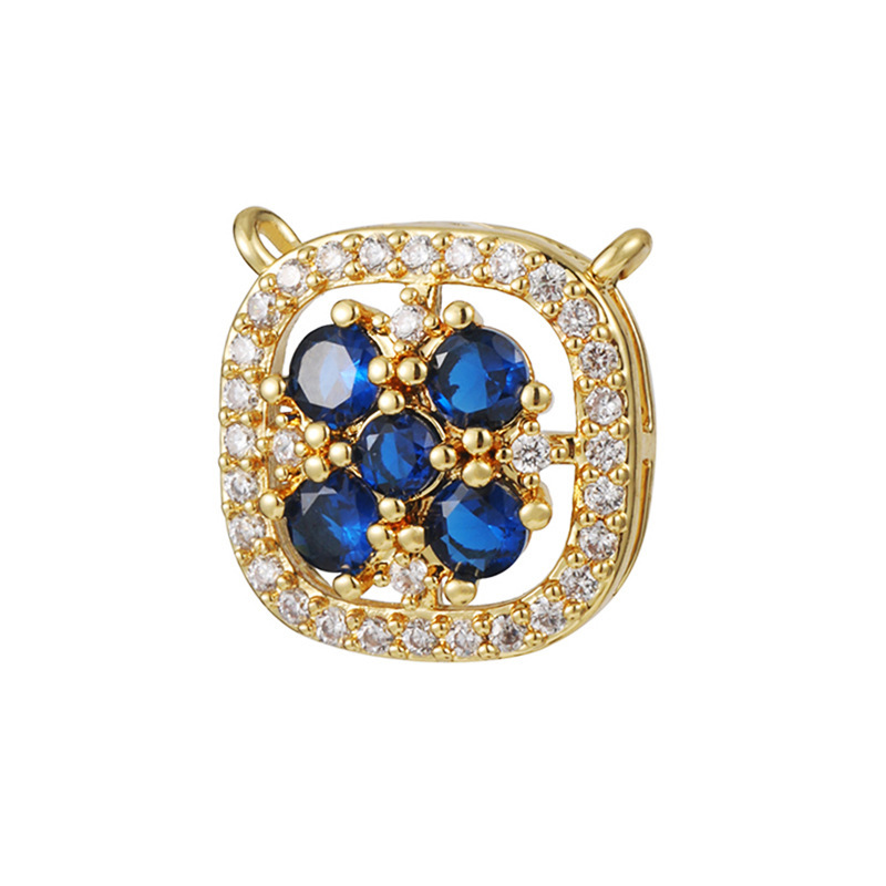 Joyas transfronterizas colgante de rubí esmeralda ligero de lujo accesorios de acero de titanio collar no decolor cadena clavícula