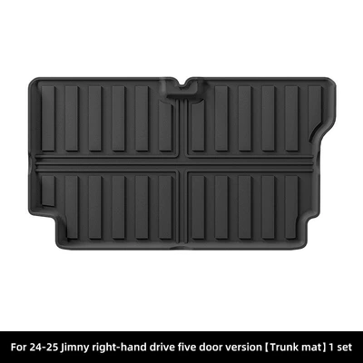 Friendly and Dirt-Resistant Tpe Floor — Modelə uyğun ayaqaltı - 24-25-jimny-trunk-mat-five-door-versionleft-and-right-steering-wheel