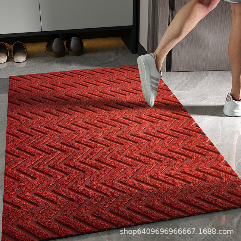 Alfombrilla de puerta de entrada Alfombra antideslizante y resistente a la suciedad para exteriores de lujo Alfombrilla de puerta cortada para el hogar Alfombrilla de puerta de entrada