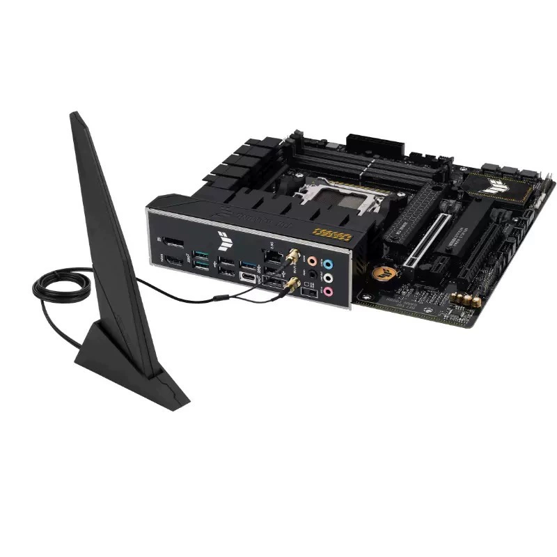Материнская плата ASUS TUF GAMING B650M-PLUS WIFI Heavy Cannon, совместима с CPU AMD 7700X