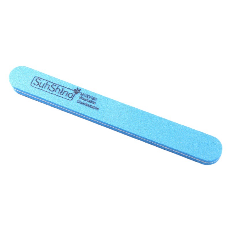 in stock sponge rubbing strip double-sided nail file strip nail art does not drop sand 100/180 polishing strip repair nail art tool