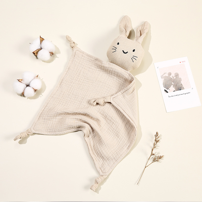 Cute Animal Double-layer Cotton Gauze Baby Accessories display picture 4